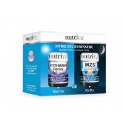 nutriva Nutriva COUVETTE MZS + WITHANIA FOCUS 120cpr + 30cps Sinergia d'azione giorno+notte