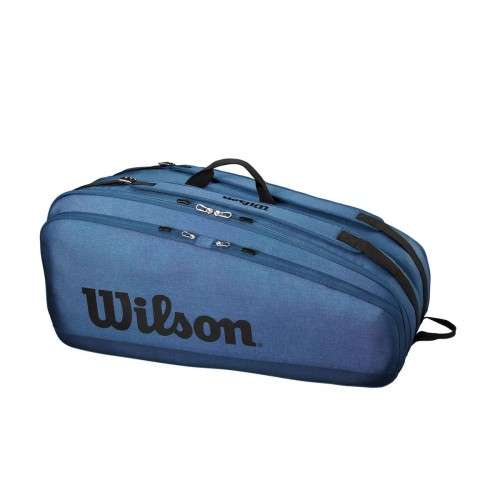 Wilson TOUR ULTRA V4 6 Racchette Blue Borsa per racchette