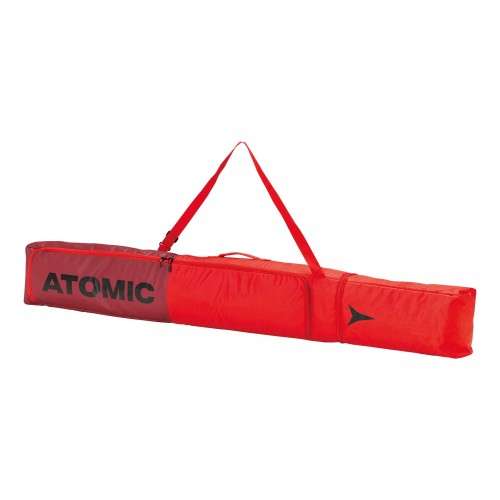 Atomic SKI BAG Rosso/Rio Red Borsa Porta Sci Regolabile 175-205cm Imbottita