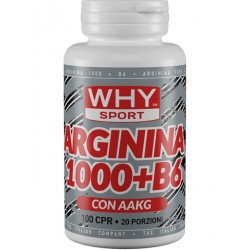 why sport WHY SPORT ARGININA 1000 + Vitamina B6 100cpr