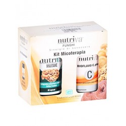 nutriva Nutriva Kit Micoterapia Maitake + Bioflavo C 60+60cpr
