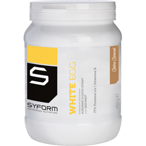 Syform WHITE EGG 450g Creme Caramel Proteine dell'uovo