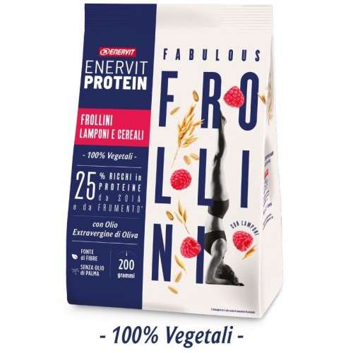 Enervit Protein FROLLINO Lamponi e Cereali Sacchetto 200g