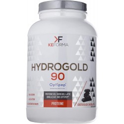 keforma KeForma HYDROGOLD 90 900g Black Chocolate Proteine del siero idrolizzate