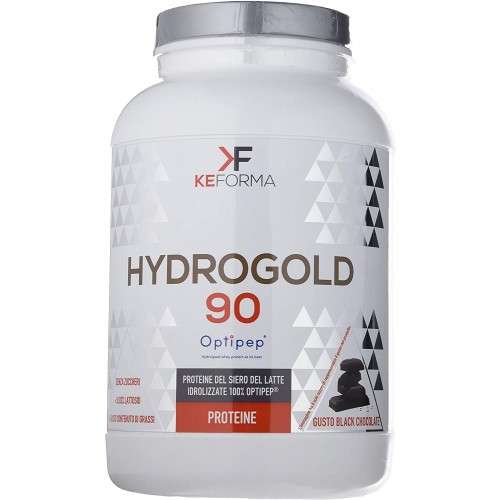 KeForma HYDROGOLD 90 900g Black Chocolate Proteine del siero idrolizzate