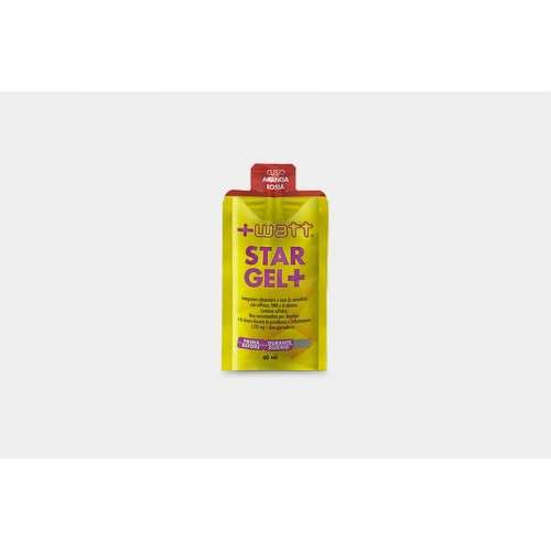 +watt STAR GEL+ 40ml Arancia Rossa Gel Energetico con beta-alanina e HMB