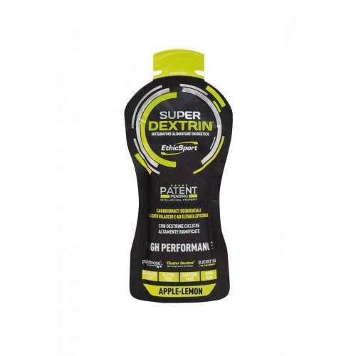 EthicSport SUPER DEXTRIN GEL monodose da 58 ml Mela Limone Integratore Alimentare Energetico
