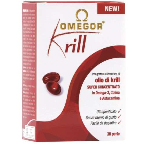 OMEGOR KRILL OIL 30 perle Olio di Krill Naturale