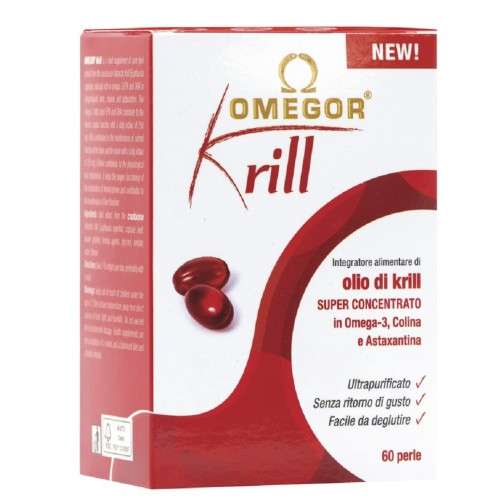 OMEGOR KRILL OIL 60 perle Olio di Krill Naturale