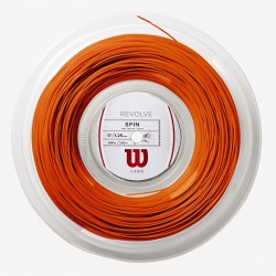 corde da tennis Wilson REVOLVE 17 Matassa Corde da Tennis 200m calibro 1,25 Colore Arancio
