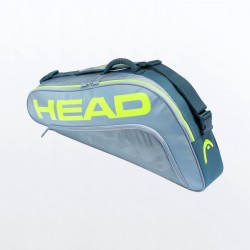 borse da tennis Head HEAD TOUR TEAM EXTREME 3R grey/Neon Yellow Borsa Tennis