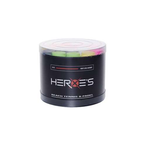 Heroe's OVERGRIP 60 pz High Level Purple/White/Yellow/Green/Red