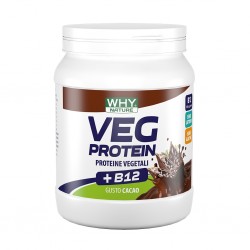 why nature Why Nature VEG PROTEIN +B12 Cacao 450g Proteine Vegetali