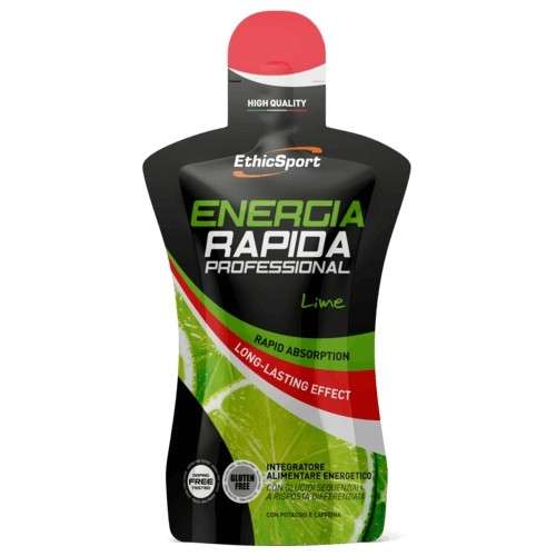 EthicSport ENERGIA RAPIDA PROFESSIONAL LIME pack da 50 ml Energetico liquido
