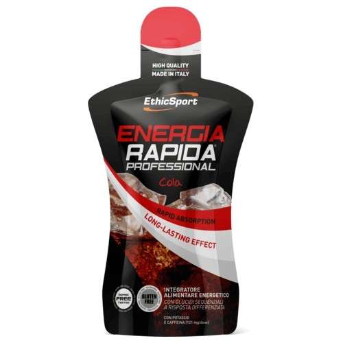 EthicSport ENERGIA RAPIDA PROFESSIONAL COLA pack da 50 ml Energetico liquido