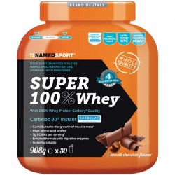named sport Named Sport SUPER 100% WHEY 908g Smooth Chocolate Proteine del siero