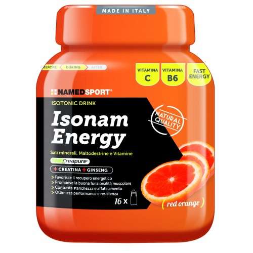 Named Sport ISONAM ENERGY 480g Orange Bevanda Isotonica