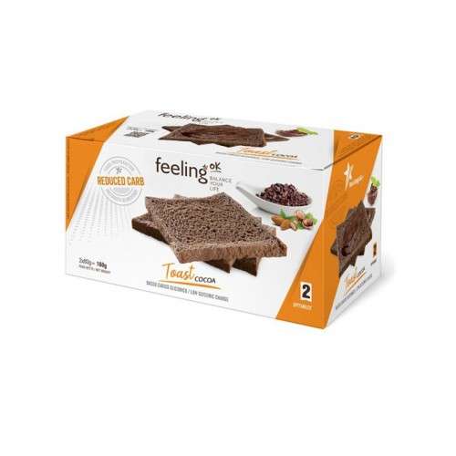 Feeling OK Toast Cacao 4X40g Optimize 2 Basso indice glicemico