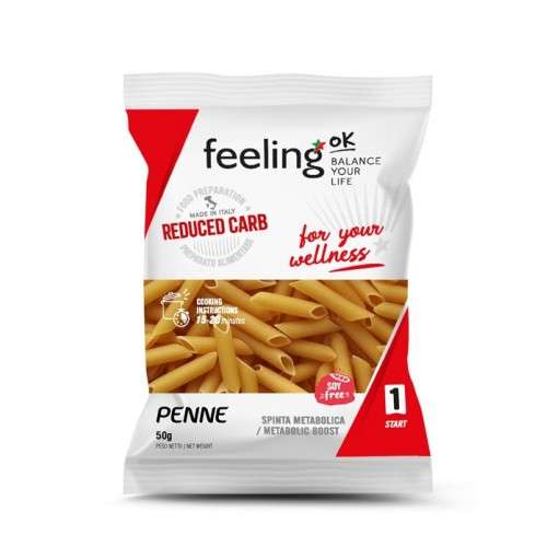 Feeling OK Start 1 Penne 50g Pasta Proteica Low Carb