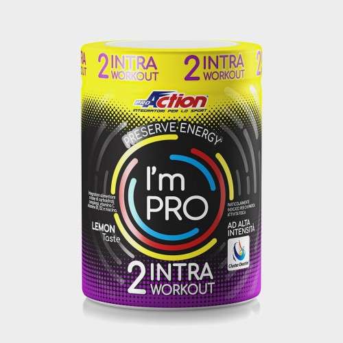 ProAction 2 I'M PRO INTRA WORKOUT Limone 500 g Energia e Performance