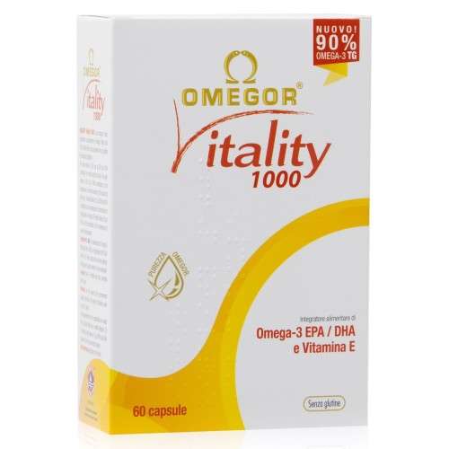 Omegor Vitality 1000 60cps Omega 3 Certificazione IFOS