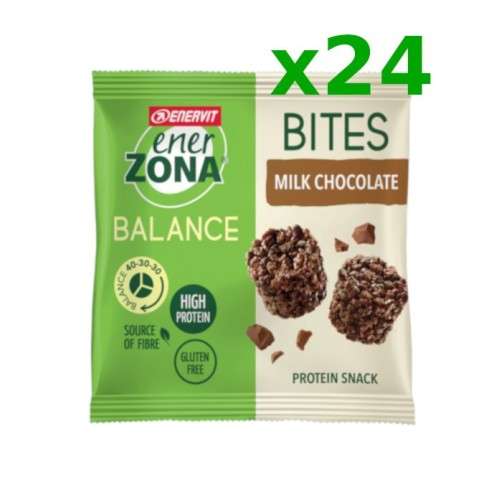 enerZONA Bites Milk Choccolate Box 24 bst
