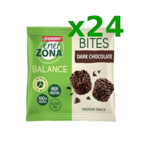 enerZONA Bites Dark Choccolate Box 24 bst