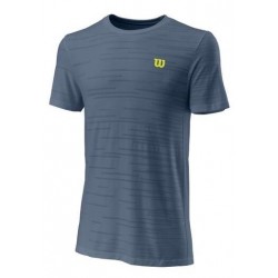 Abbigliamento Tennis Wilson KAOS RAPIDE CREW II T-Shirt Maglietta Tennis China Blue