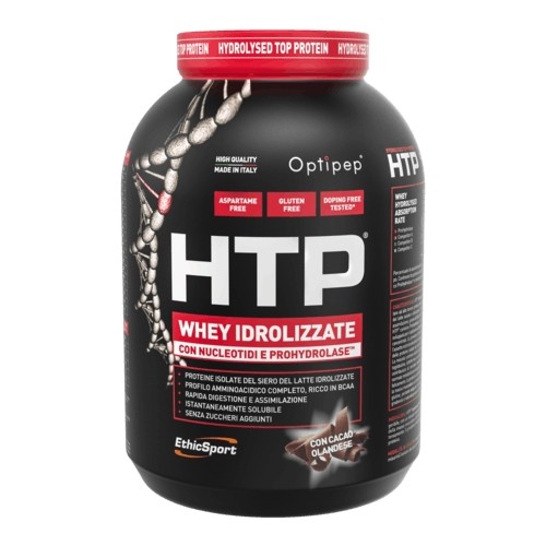 EthicSport PROTEIN HTP 750 g Cacao Proteine del siero del latte isolate e idrolizzate con nucleotidi e ProHydrolase