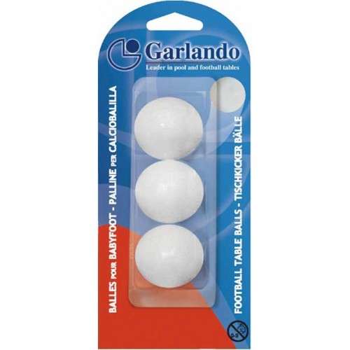 Garlando – Blister di 3 palline bianche standard